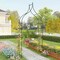 Costway 1/2 PCS Garden Arbor with Multiple Side Crossbars Powder-coated Metal Tubes